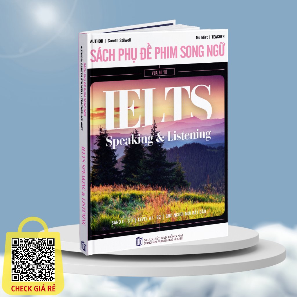 Sách Phụ Đề Phim Song Ngữ Vua Sư Tử IELTS Từ Vựng Speaking & Listening Level A1 B2 Smart English Official