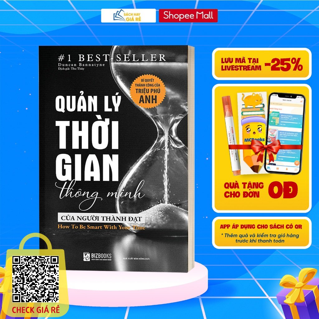 Sách Quản lý thời gian thông minh của người thành đạt: Bí quyết thành công của triệu phú Anh - BizBooks