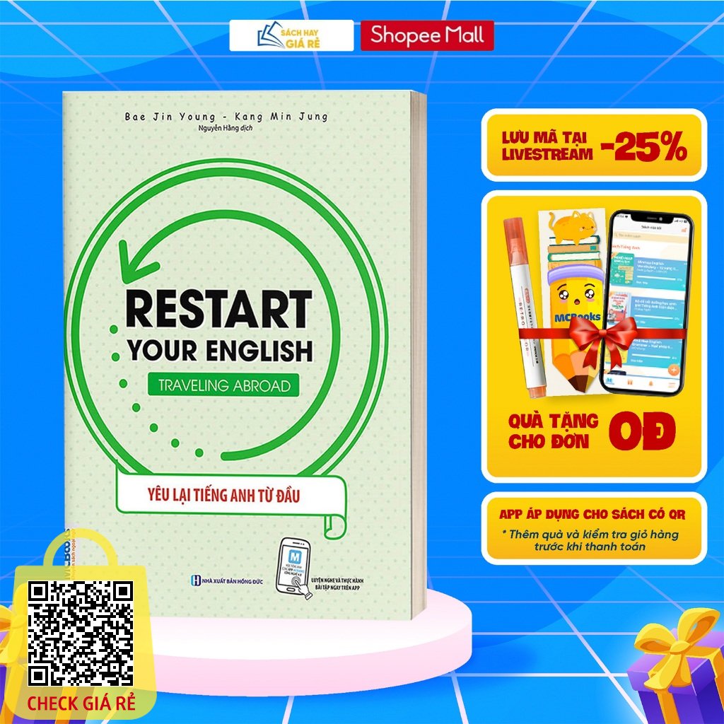 Sách Restart Your English Traveling - Yêu Lại Tiếng Anh Từ Đầu