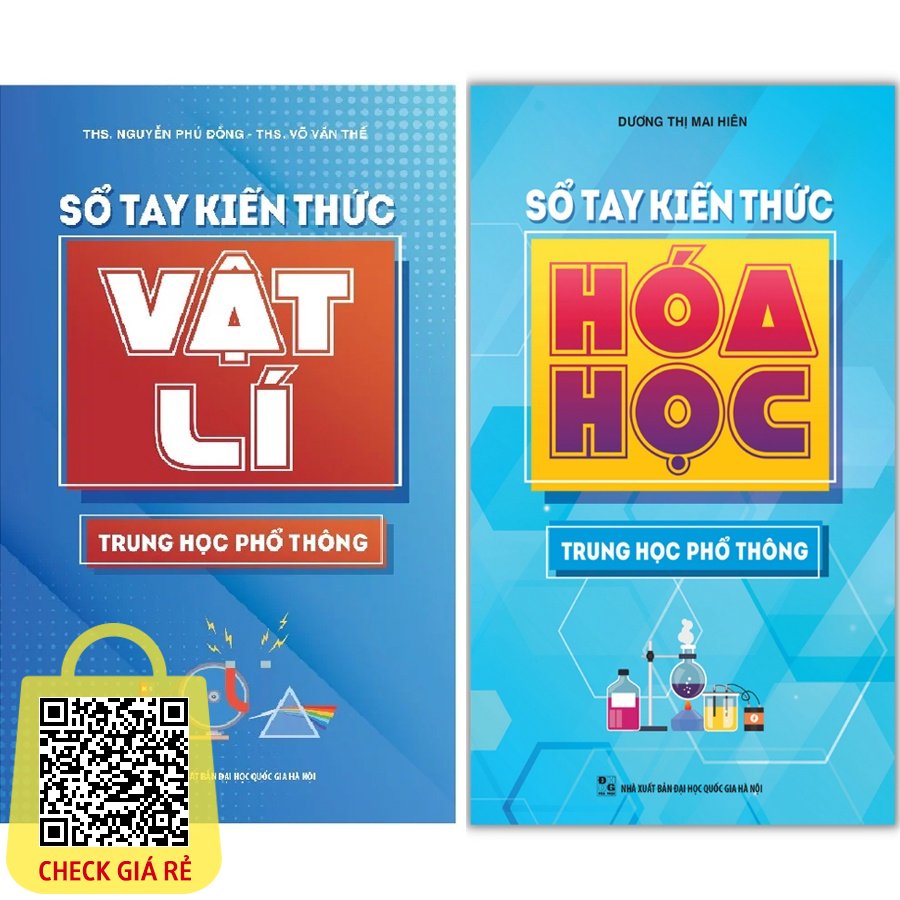 Sách[SMB]: Sổ Tay Kiến Thức Trung Học Phổ Thông: Hóa Học + Vật Lí