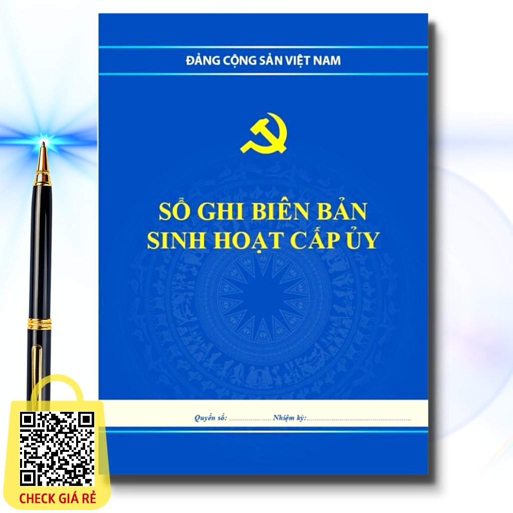 Sách - Sổ Ghi Biên Bản Sinh Hoạt Cấp Ủy