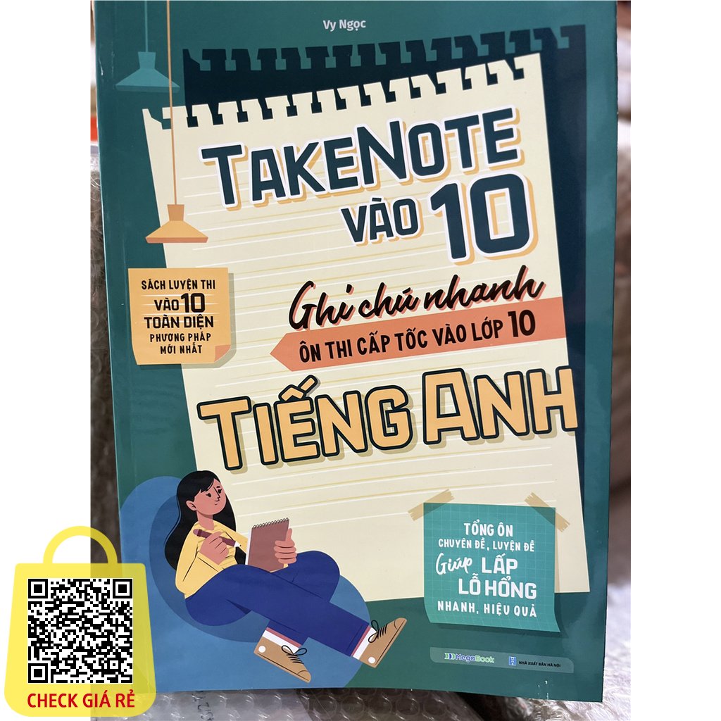 Sách - TakeNote Vào 10 - Ghi Chú Nhanh Ôn Thi Cấp Tốc Vào 10 Tiếng Anh - MEGABOOK