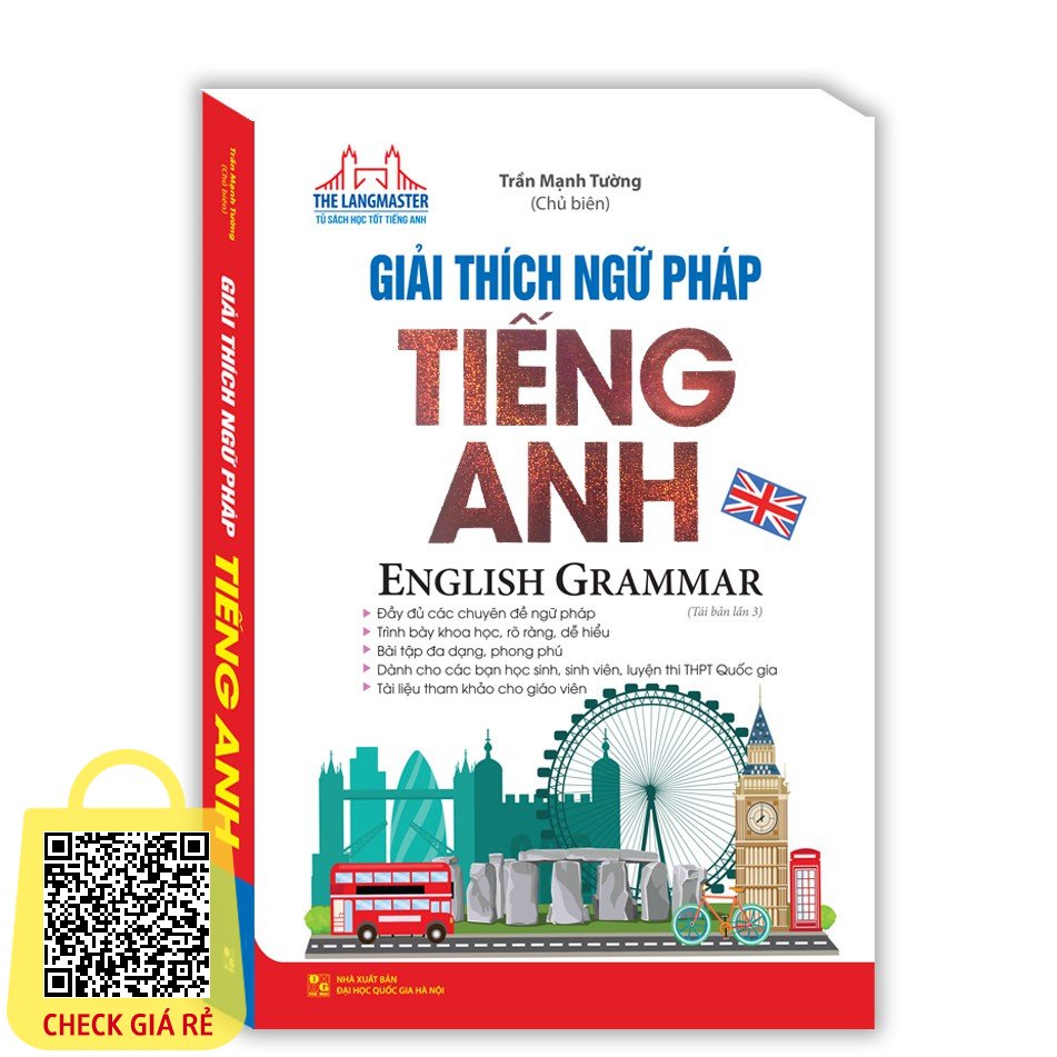 Sách - The Langmaster - Giải thích ngữ pháp tiếng Anh(tái bản 03) Tặng Kèm Bookmark