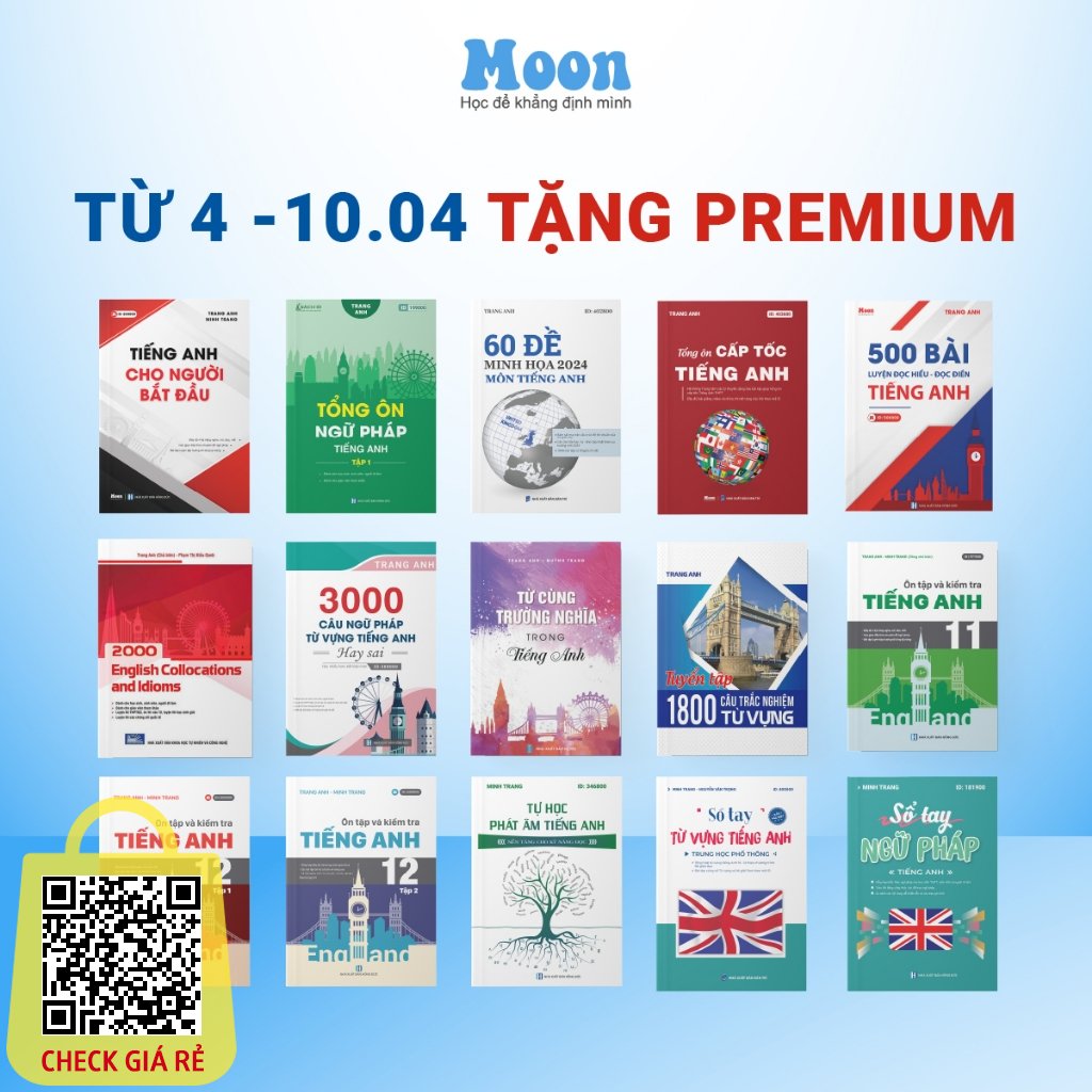 Sách Tiếng anh cô Trang Anh MoonBook