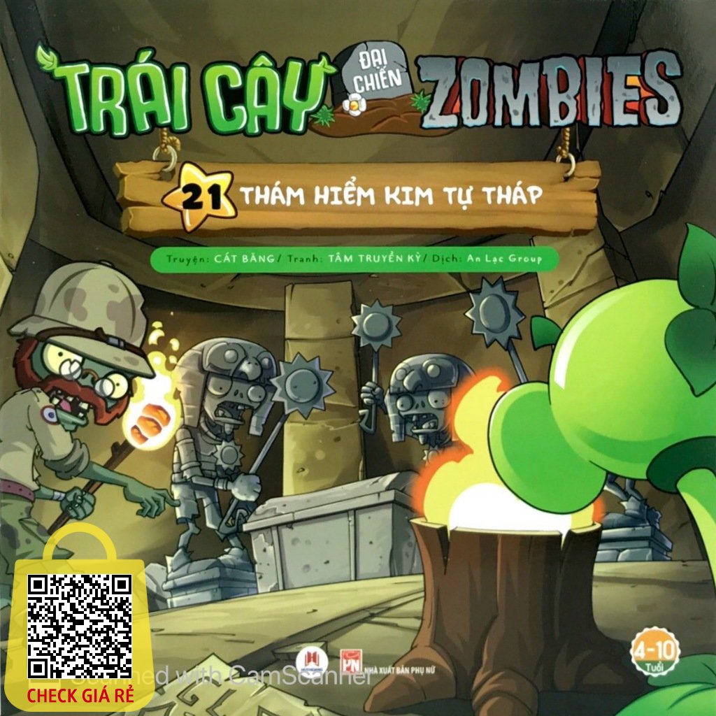 Sách Trái Cây Đại Chiến Zombies Tập 21: Thám Hiểm Kim Tự Tháp