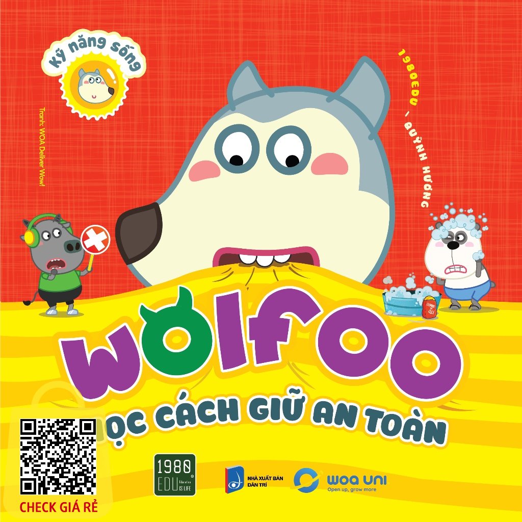 Sách Wolfoo Học Cách Giữ An Toàn