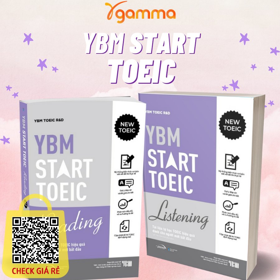 Sách > YBM Start Toeic Reading - Listening (Combo/Tùy Chọn)