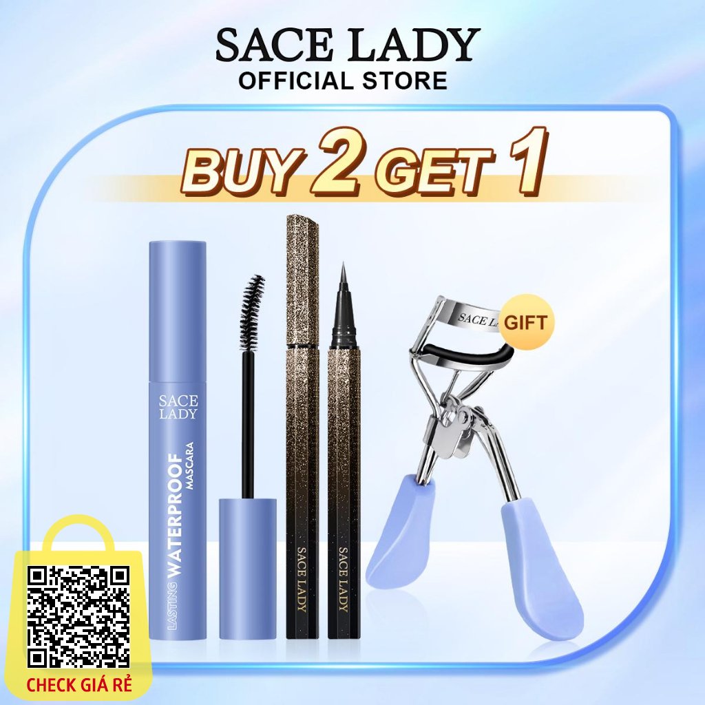 Set Mascara Và Bút Kẻ Mắt SACE LADY 30g Chất Lượng Cao