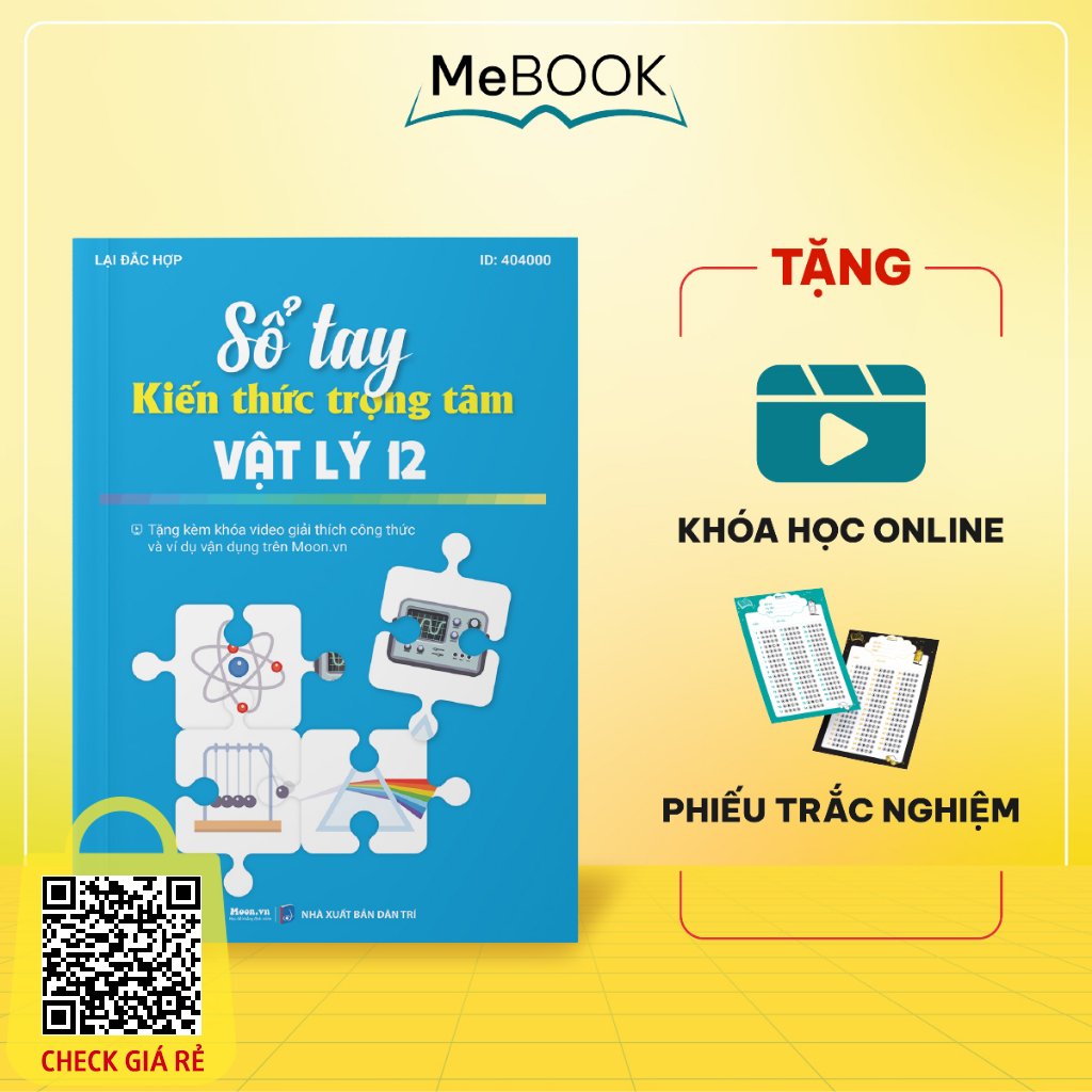 Sổ tay Kiến thức trọng tâm Vật Lý lớp 12 | Me Book