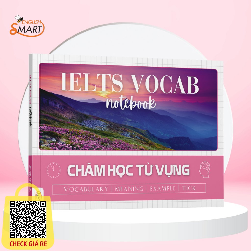 Sổ Tay Ôn Tập Kiểm Tra Từ Vựng Học Từ Mới Ngoại Ngữ, Vở Vocabulary Viết Từ Vựng Tiếng Anh IELTS- Sổ Viết Smart English