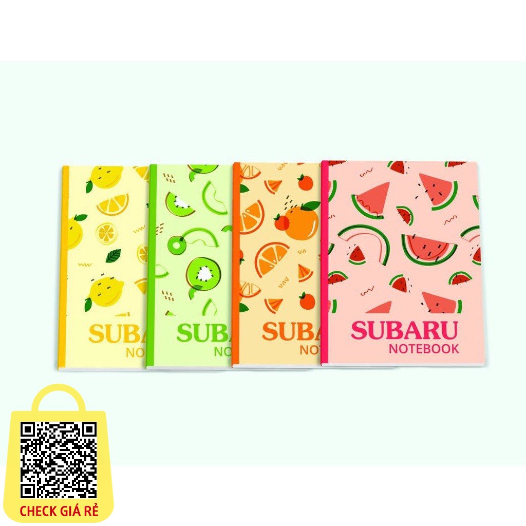 Tập học sinh Subaru 100trang/ 200trang Fruit đl82gsm 4ô ly (1 quyển)