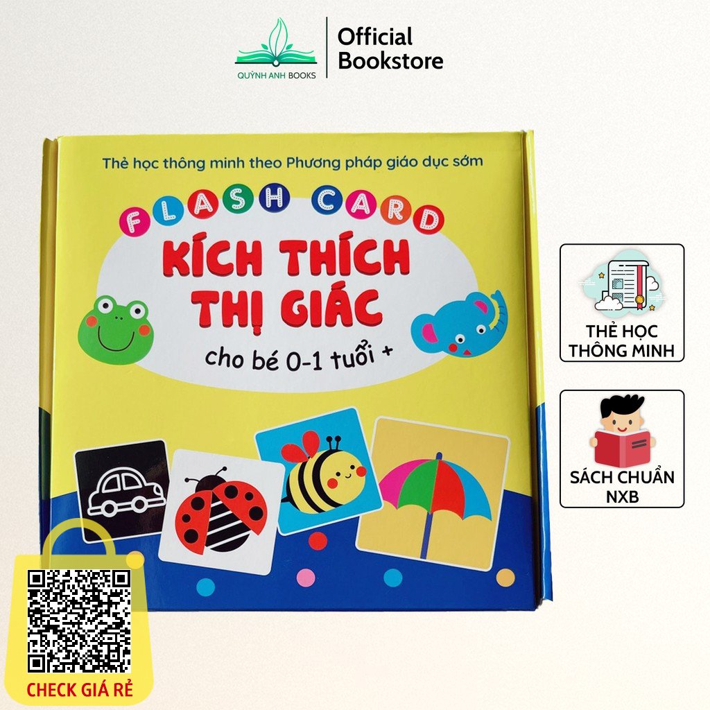 Thẻ flashcard kích thích thị giác cho bé 0-1 tuổi theo phương pháp giáo dục sớm - NPH Việt Hà