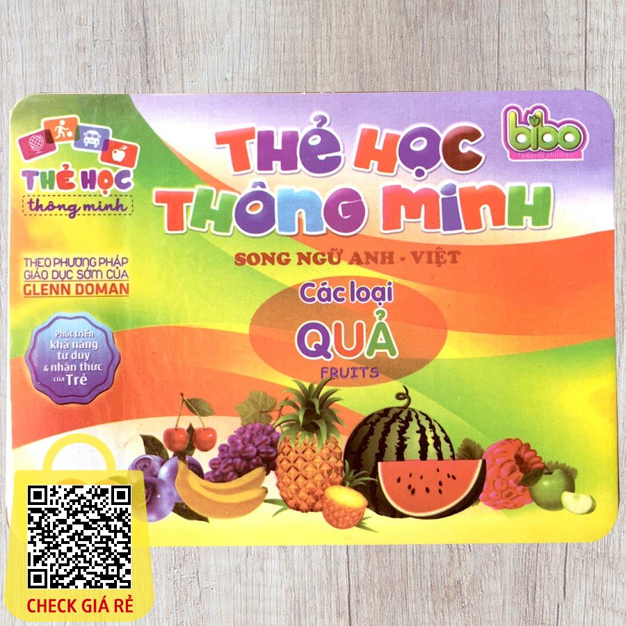 Thẻ Học Flashcards Cho Bé Học Tiếng Anh Có Hình Minh Họa Chủ Đề Các Loại Quả