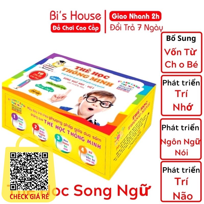 Thẻ học thông minh giúp bé mở rộng vốn từ với nhiều chủ đề khác nhau - nâng cao khả năng giao tiếp - biết đọc sớm - tăng