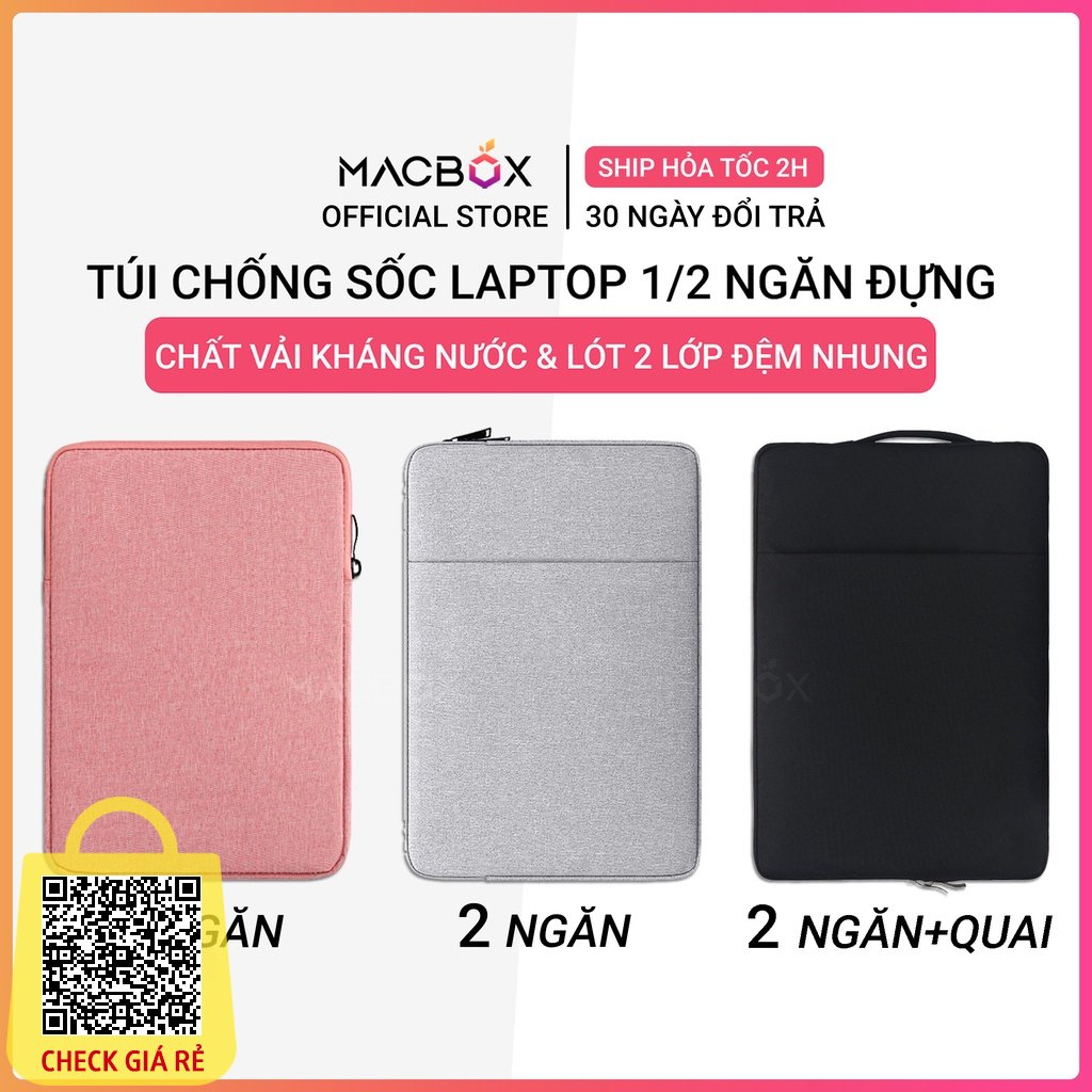 Túi Chống Sốc Laptop Macbook Ultrabook 1/2 Ngăn đựng 13.3 Inch, 14 Inch, 15 Inch, 15.6 Inch, 16 Inch Túi laptop nam nữ